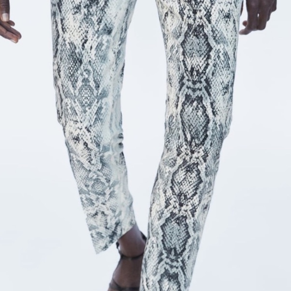 Zara Snake Print Pant - Picture 2 of 4